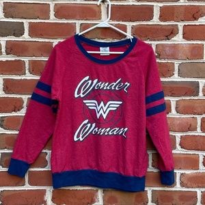 DC Comics Originals Wonder Woman Long Sleeve Crew Neck Sweatshirt